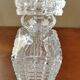 Cut crystal whiskey decanter