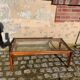 rattan coffee table