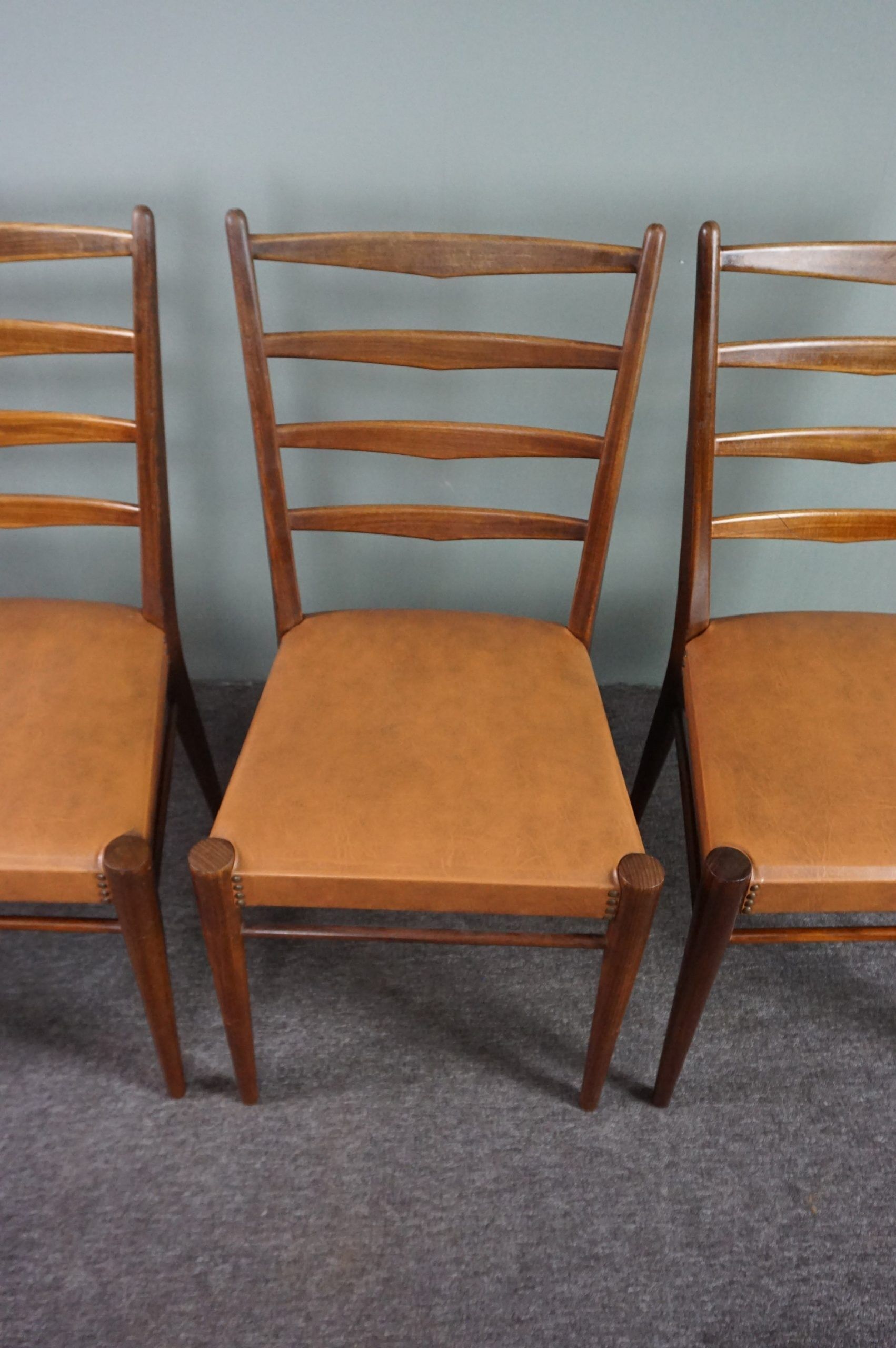Ensemble de 4 chaises de salle à manger par Cees Braakman pour Pastoe