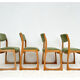 Set of 4 Self sled chairs