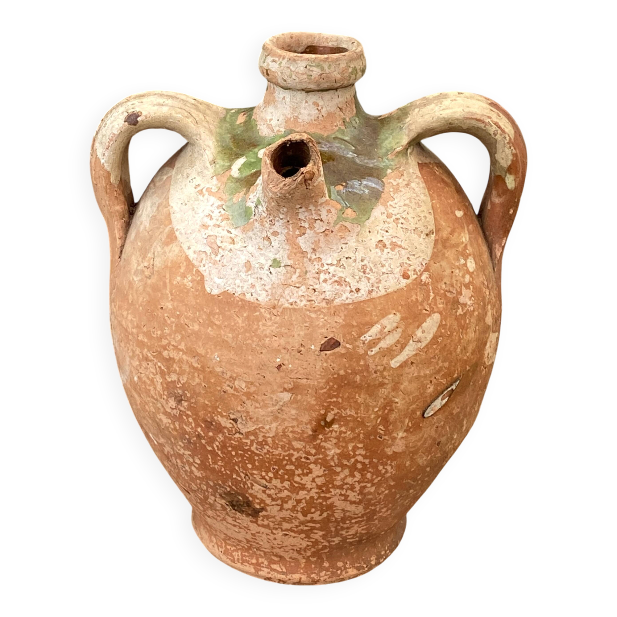 Old glazed jar