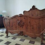 Lit de style Louis XV rocaille