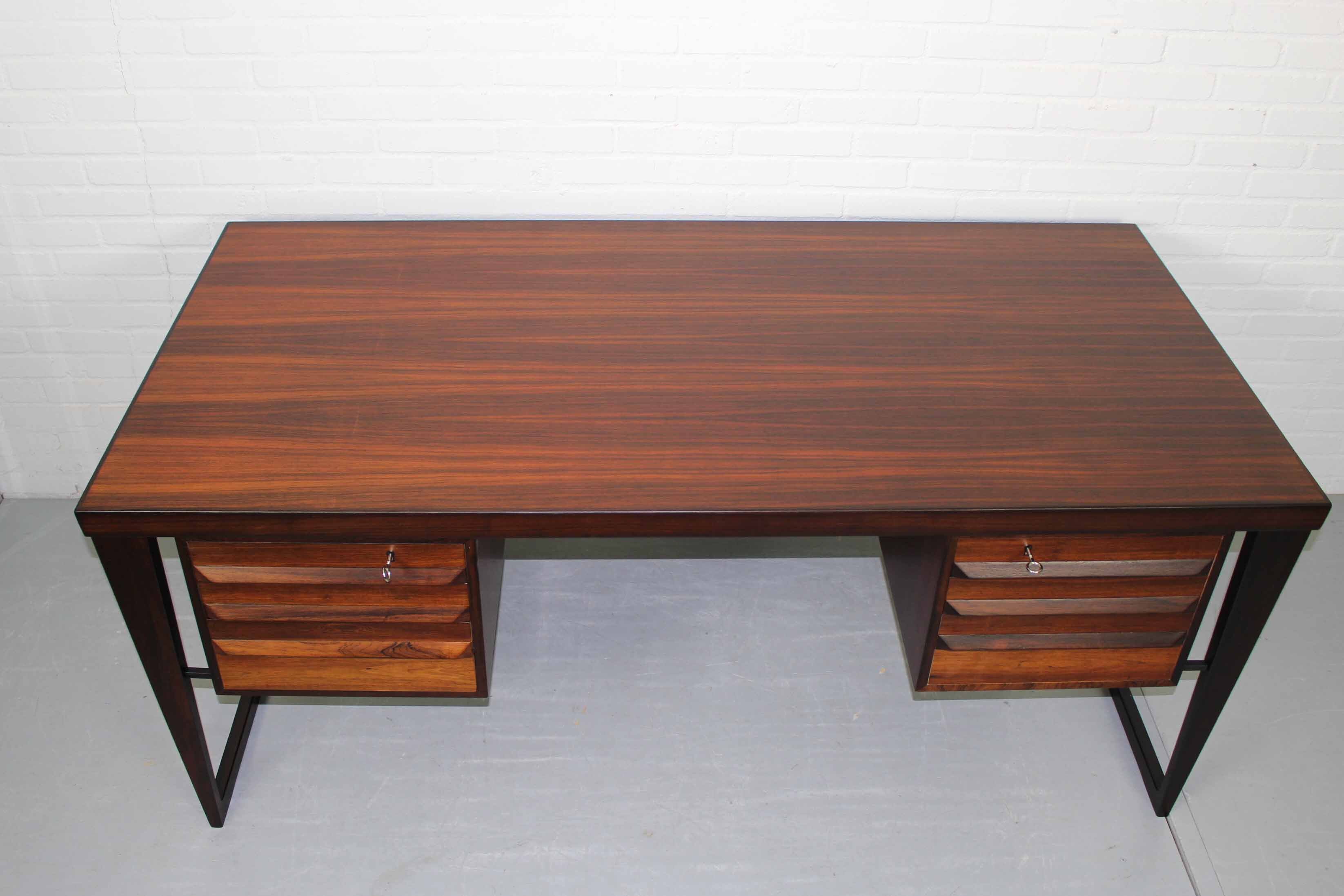 Bureau en palissandre du milieu du siècle par Kai Kristiansen
