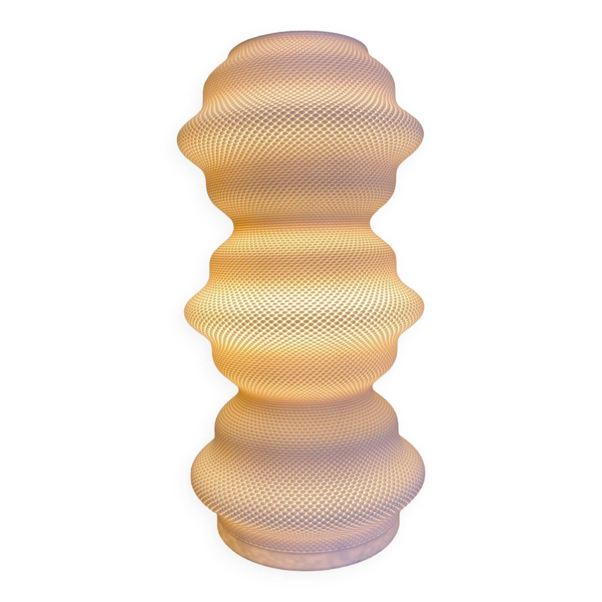 Organic design lamp in biopolymer