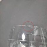 Set of 9 stemmed glasses