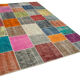 Handmade Oriental Contemporary 205 cm x 300 cm Multicolor Patchwork Carpet