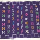 Tapis berbère violet haut atlas 155X70cm