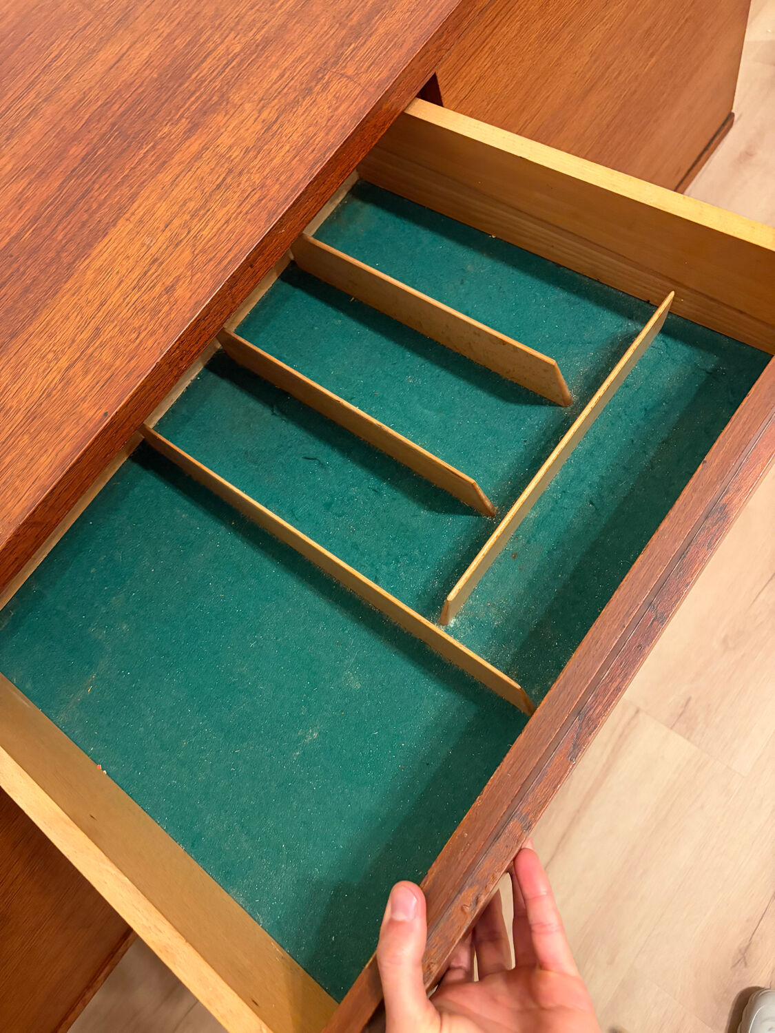 Vintage Scandinavian sideboard, French design from the 1950s/60s.