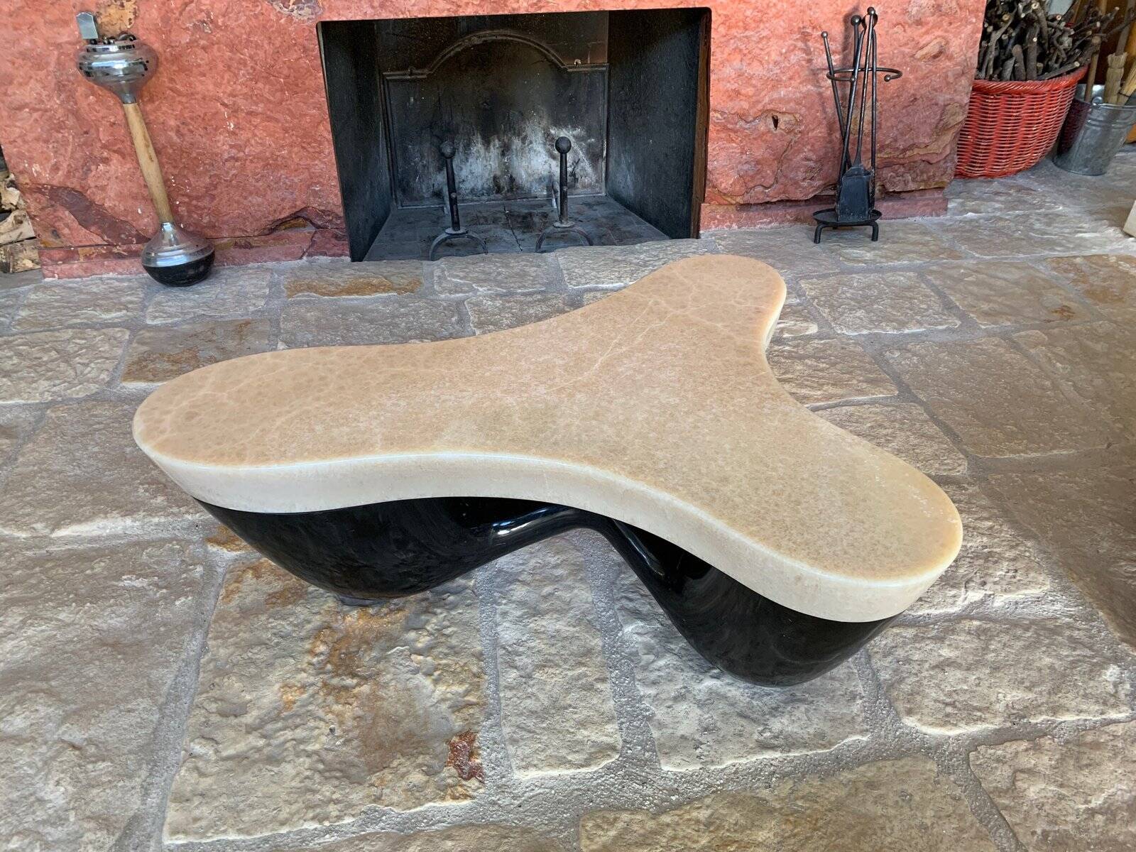 Multicoloured Marble Coffee Table, Italy