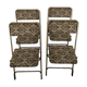 Lot de chaises tissu Manufrance