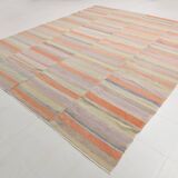 Mid Century Modern Large Vintage Kilim Rug, 306x369Cm
