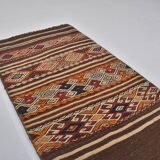Vintage Anatolian Decorative Kilim