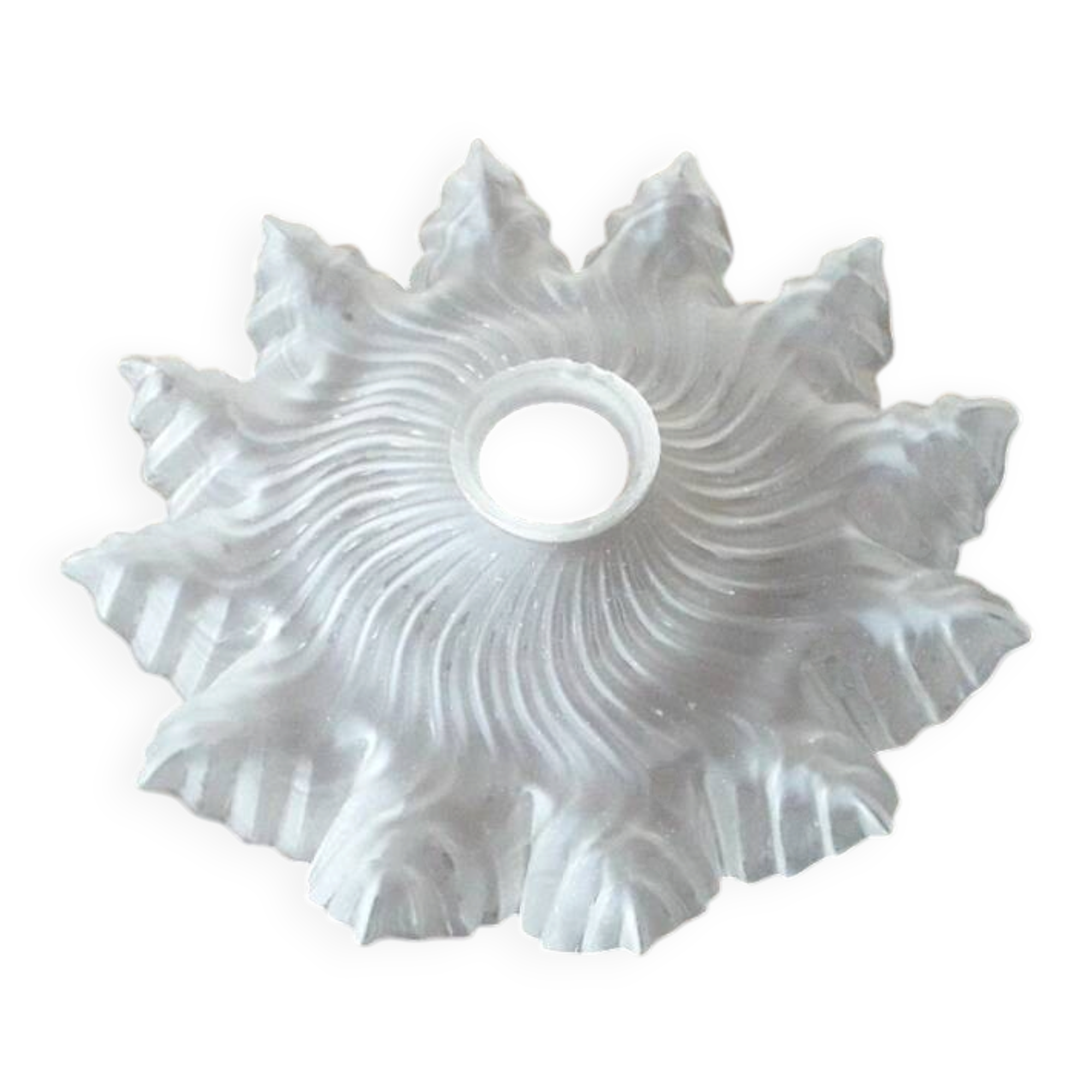 Superb vintage Art Deco glass lampshade, pendant.