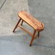 Vintage wooden shoe rack with grease, mid-century, 1950s.