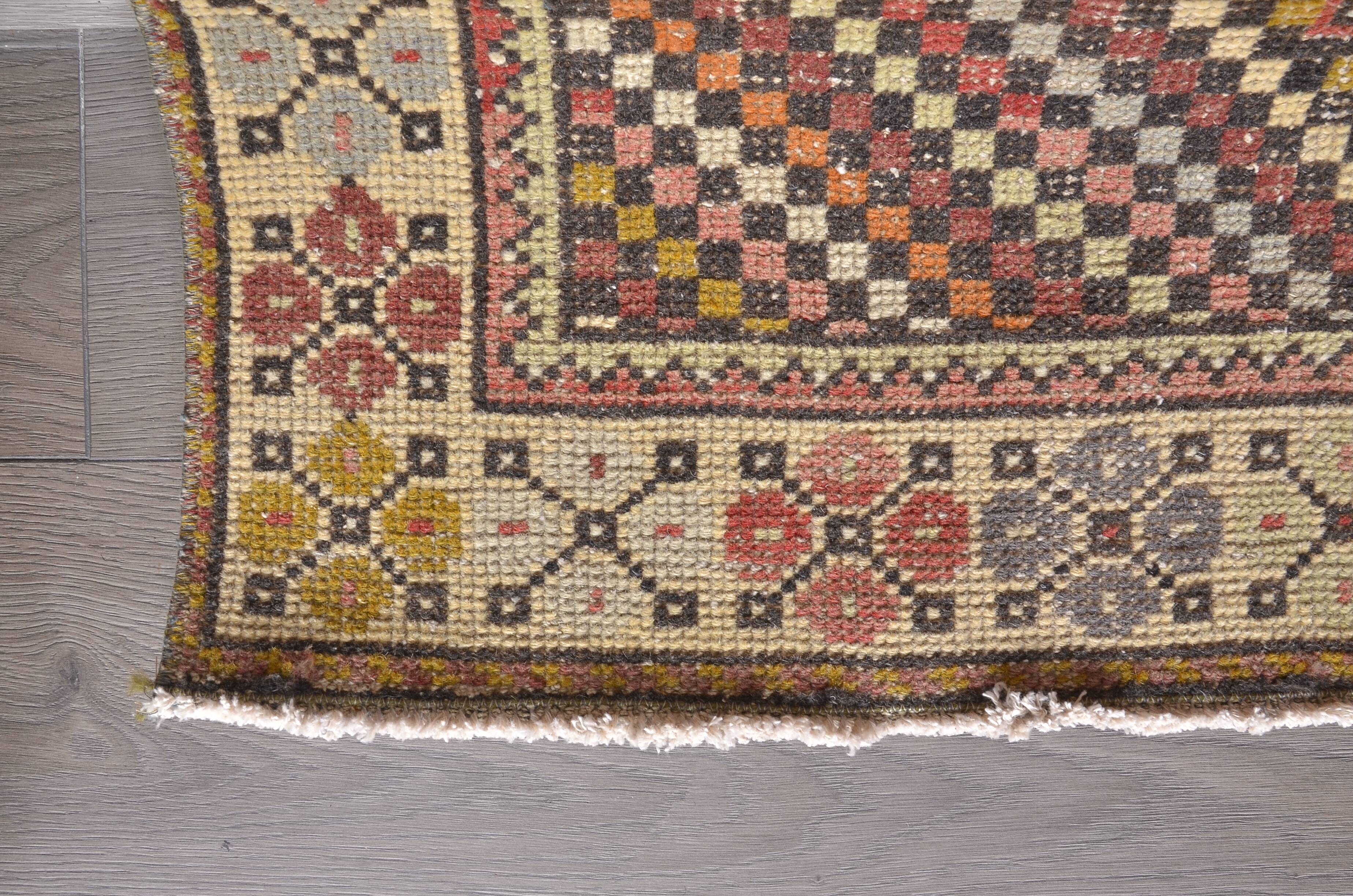 Oushak Vintage Wool Carpet sku 2517
