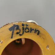 Lampe de table par Björn Ceramics, années 1960, Danemark.