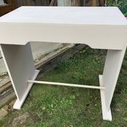 Bureau enfant rose poudré vintage