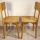 Pair of chairs bistro 60s