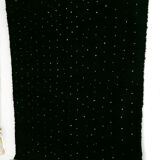 Moroccan Berber carpet Beni Ouarain with white polka dots 254x205cm