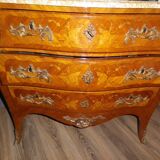 Louis XV style inlaid chest of drawers