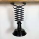 Industrial Black Enamel Scissor Ceiling Lamp, 1930s