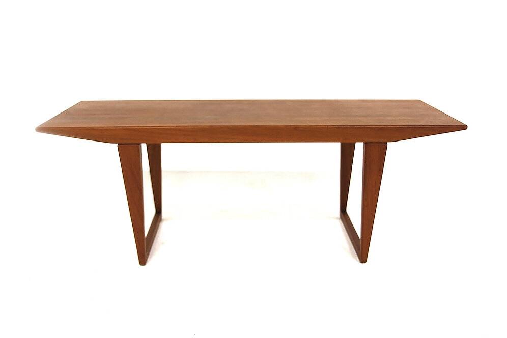 Banc scandinave en teck, Aksel Kjersgaard, Danemark, 1960