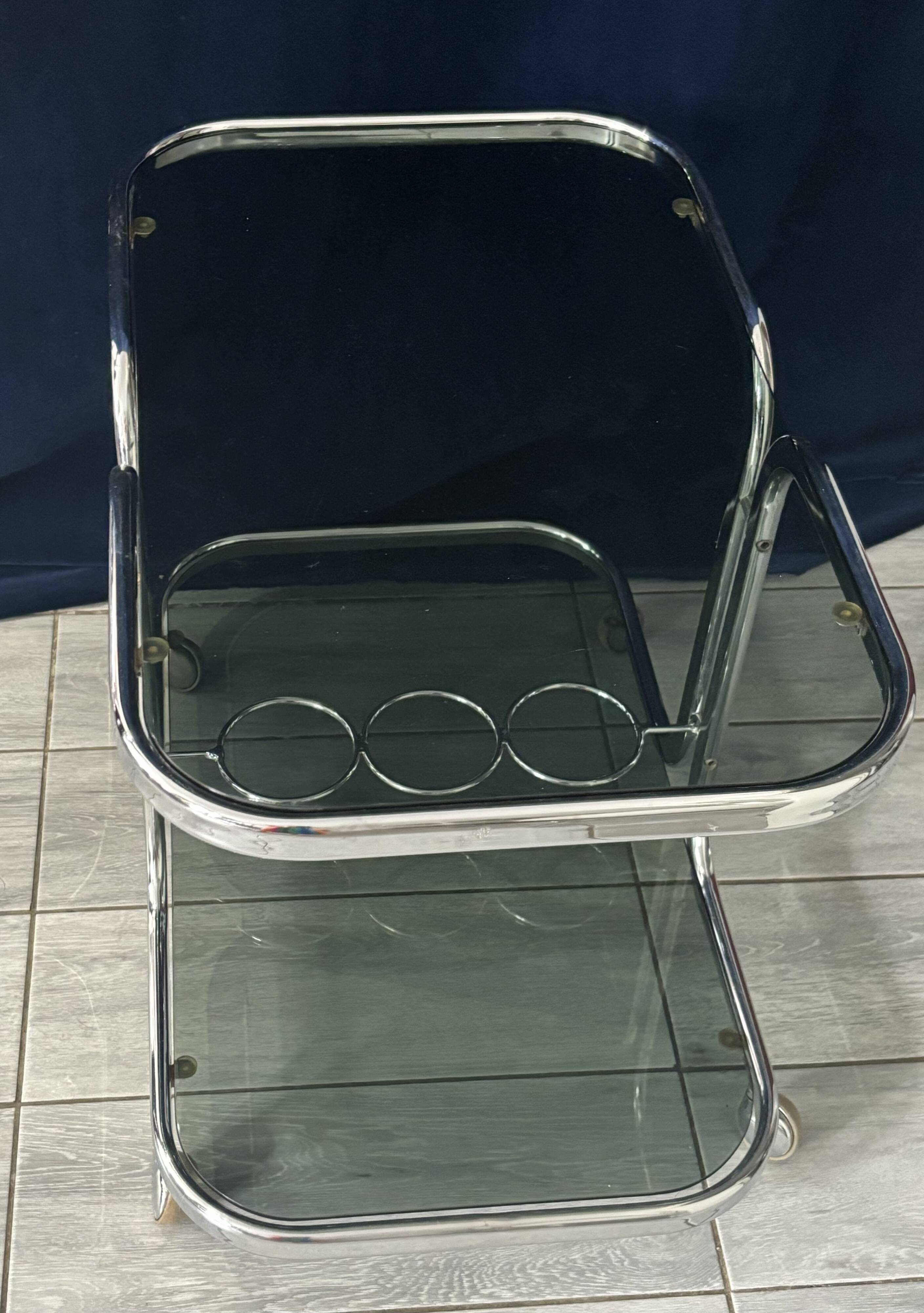 1960s rolling serving table