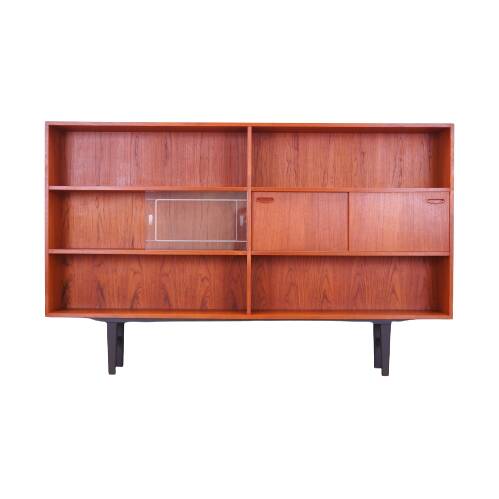 Teak bookcase, Danish design, 1970s, manufacturer: Clausen & Søn