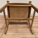 4 armchairs stamped "hans wegner" 1960.