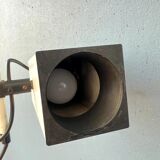 Vintage Philips beige downrod ceiling lamp