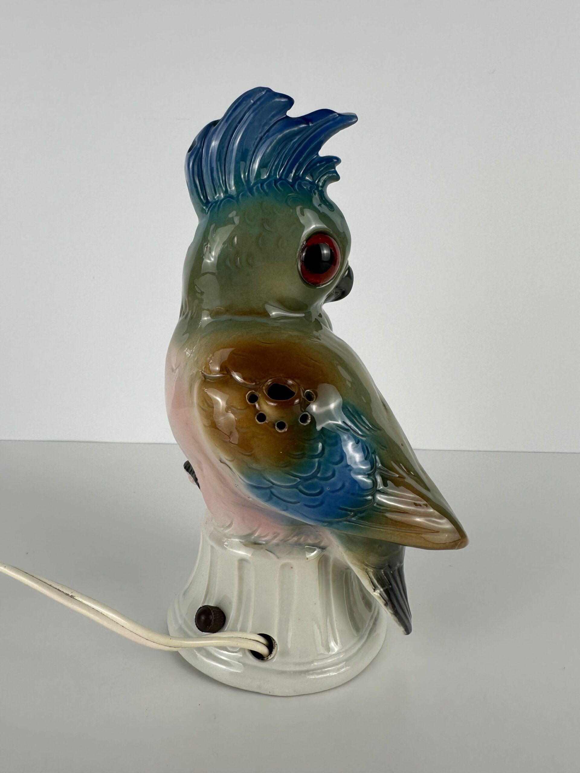 Art deco (perfume) lamp – parrot