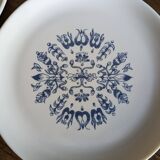 Service of 10 vintage dessert plates by Sovirel