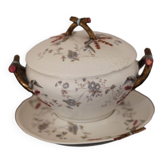 Porcelain tureen (Limoges) - Unsigned