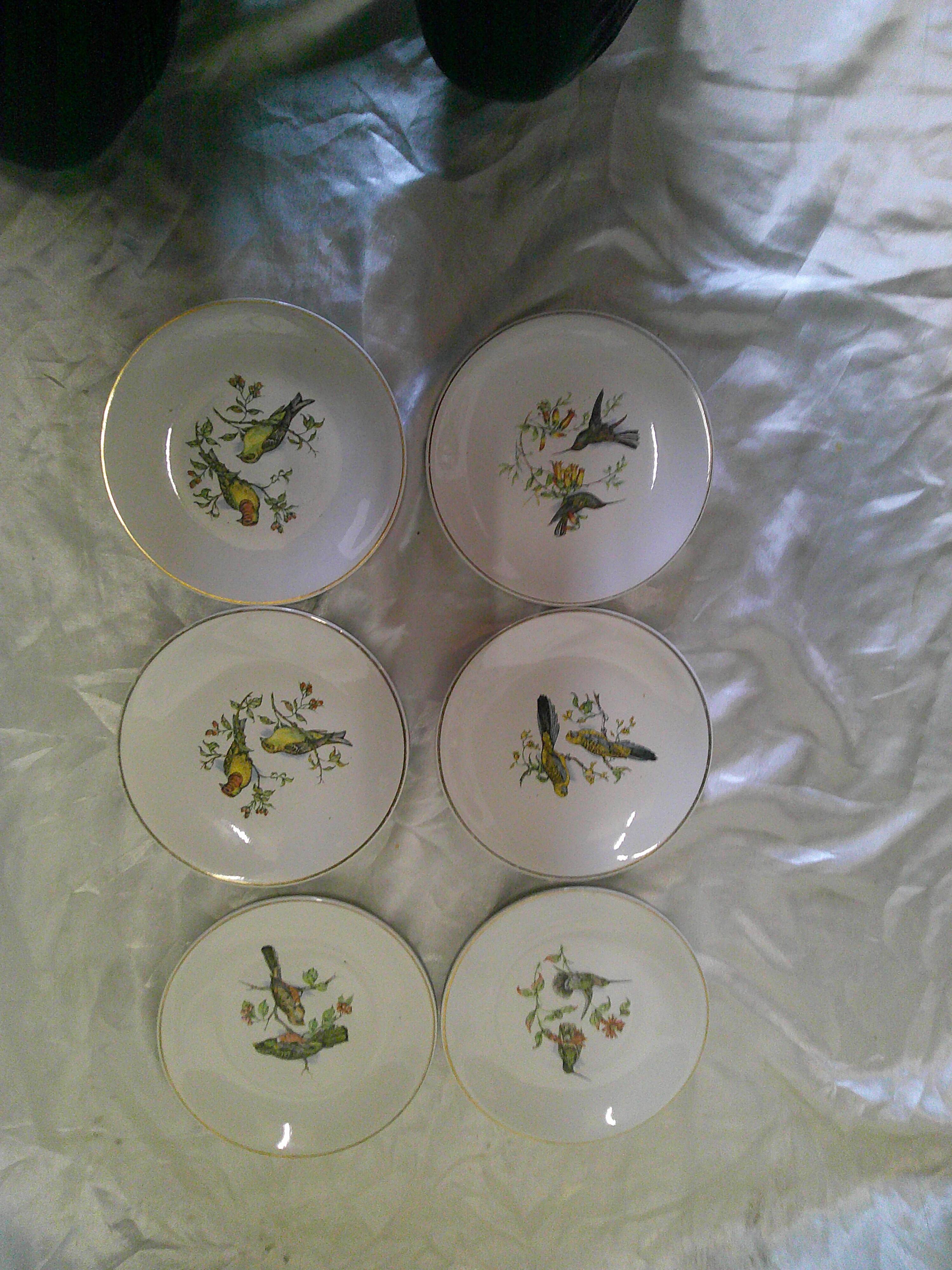 6 Luneville dessert plates