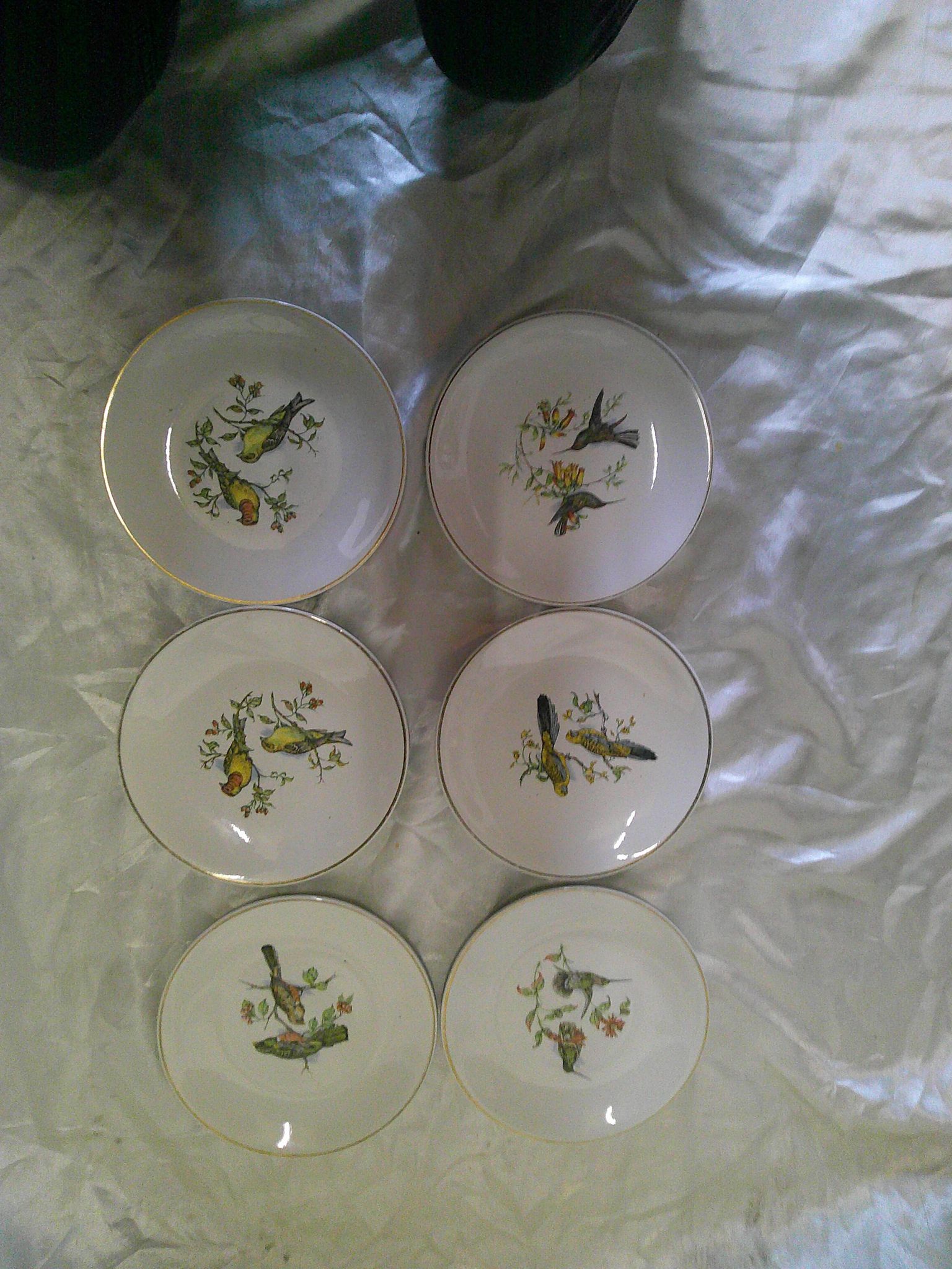 6 Luneville dessert plates
