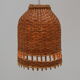 Mid-Century  Wicker Pendant from Uluv, 1960´s