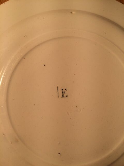 Trio of plates green tones