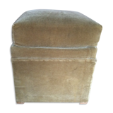 Velvet ottoman