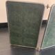 Vintage mirror 1950 triptych barber Arpin fir - 37 x 103 cm