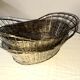 Two silver-plated baskets. Victorian style. Year 1960.