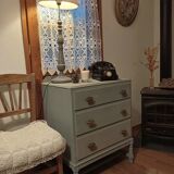 Commode bois patinée