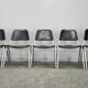Set of Five Midcentury Knoll Stackable Chairs by Don Albinson, 1970s