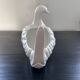 Large white bird cache pot