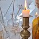Vintage brass candle holder