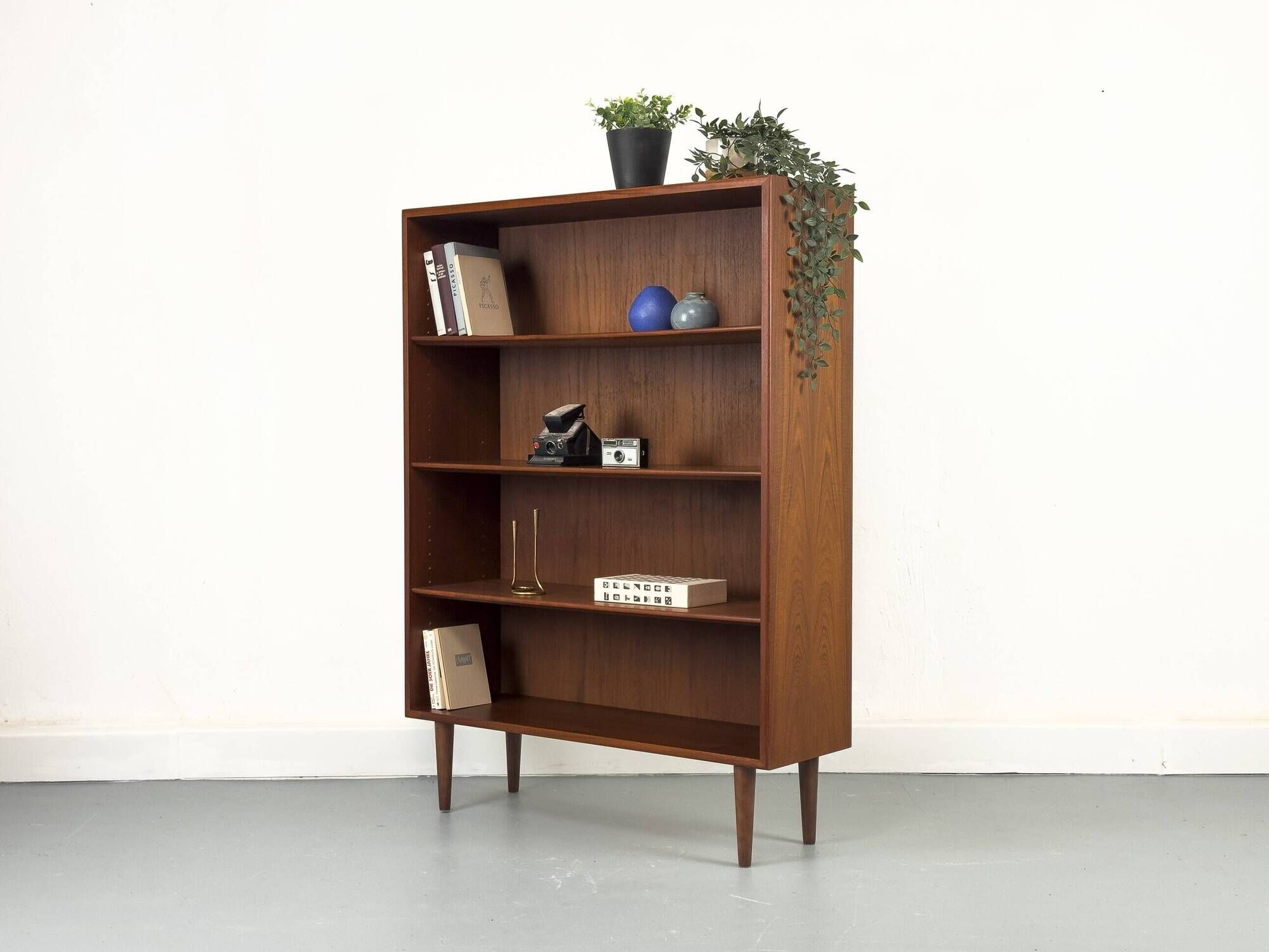 Danish Teak Bookcase by Børge Mogensen for Søborg, 1960s