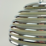 Kazuo Motozawa Saturno chrome design pendant light from the 60s