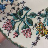 Old plate / dish, glazed ceramics, steffisburg thun switzerland