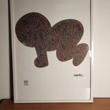 Screen print by Keith Haring