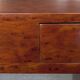 Bureau en bois de loupe brune spectaculaire vers 1930