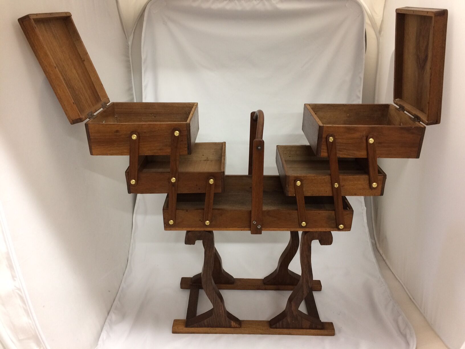 Vintage foot couture worker